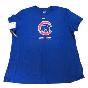 NWT Chicago Cubs Nike Logo Legacy Women's T-Shirt